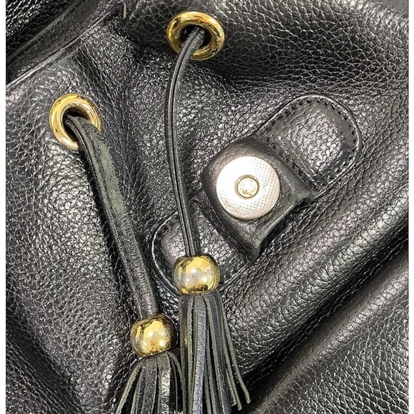 MCM Black Leather Backpack main image 12